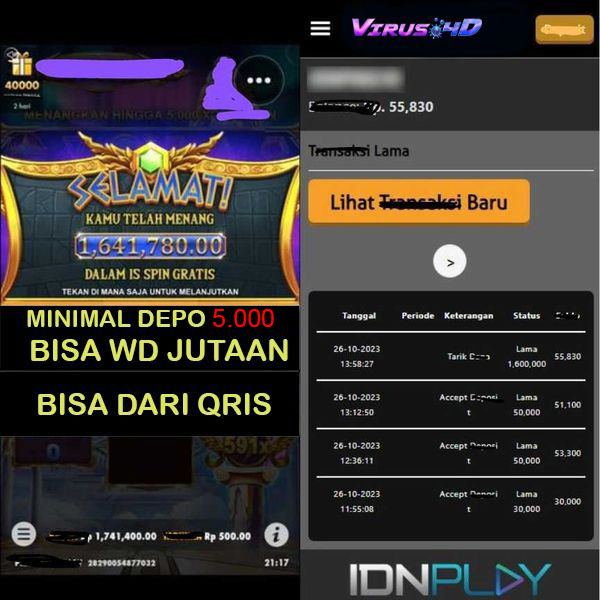 Judi Online Virus4D: Tersedia Slot Casino dan Togel Online dengan Hadiah 10 Juta Paling Besar di Indonesia